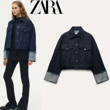 ZARA g 데님 재킷 여성용 숏 기장