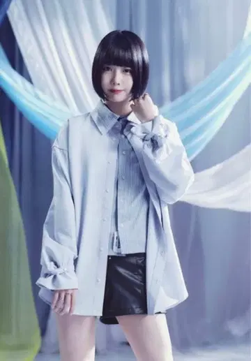 아노 x ALAND / 셔츠(UNISEX) 레이어드 스타일 디자인 셔츠