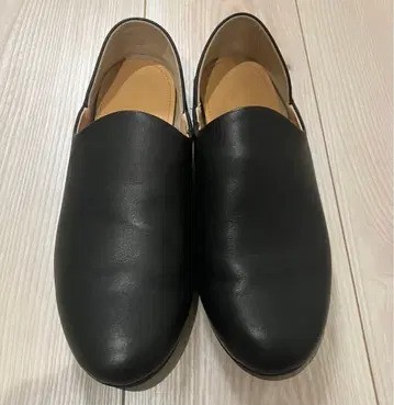 [ SAYA ] 블랙 가죽 신발