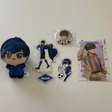 블루 록 이사기 요이치 SD 인형 아크릴 스탠드 엽서 스티커 캔뱃지