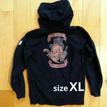 CRIMIE 클라이미 집업 후드티 스컬 패턴 sizeXL