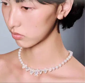 yvmin 펄 곰 목걸이