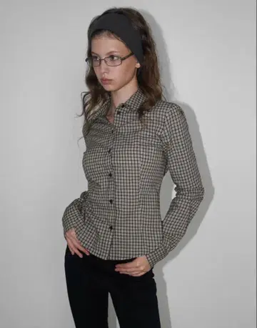 [MADE] BLACKUP 비키 체크 셔츠 S