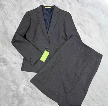 오리히카 스커트 수트 그레이 스트라이프 ML 사이즈 비즈니스