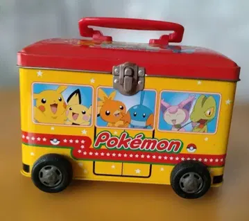 포켓몬스터 버스형 캔 포켓몬 버스 덤 포함