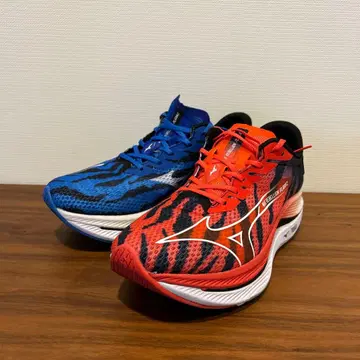 미즈노 웨이브 레벨리온 플래시2 파랑빨강