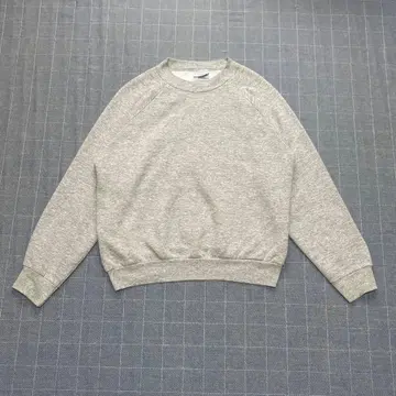 멜란지 그레이 90s 프룻 오브 더 룸 멜란지 무지 맨투맨 래글런