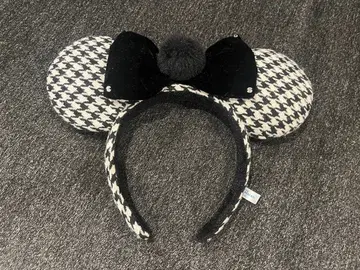 머리띠 하운드투스 체크 패턴