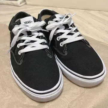 VANS 블랙 스니커즈 로우컷