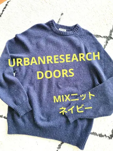 어반 리서치 도어스 MIX 니트 네이비