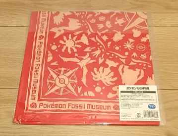미개봉 새상품 포켓몬 화석 박물관 반다나 (빨간색)