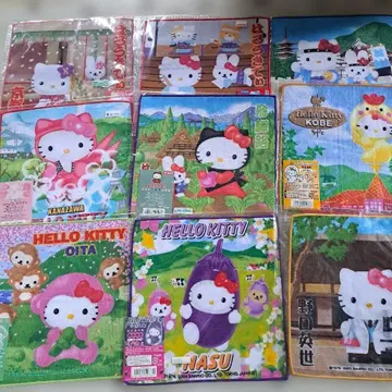 산리오 헬로키티 지역 한정 키티 타월 미니 타월