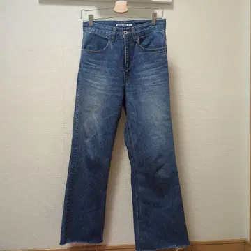 SHENERY 플레어 데님 인디고 블루