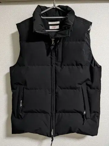 블랙 다운 베스트 가슴 너비 약 53cm LASKA