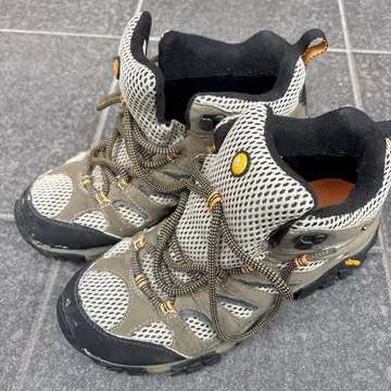 MERRELL 26.0cm 메쉬 하이컷 등산화 그레이/베이지