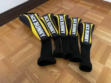 잭 버니 골프헤드커버 세트 5개 블랙/옐로우 컬러