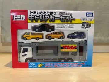 토미카 커리어 카 세트 (차량 4대 포함)