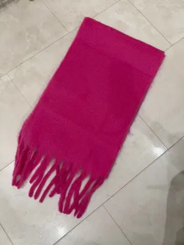 GAP 핑크 머플러 원사이즈