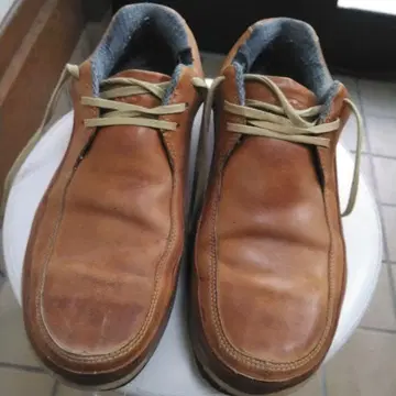 호킨스 브라운 가죽 스니커즈 타입