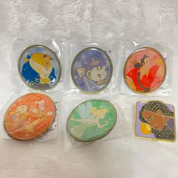 디즈니 온 클래식 회장 한정판 핀즈 핀 배지 미녀와 야수 세트