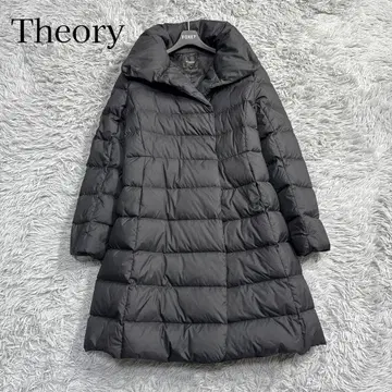 새상품급 띠어리 다운 코트 빅 컬러 MALI PHLOX 블랙 L