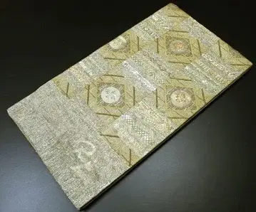 순수 실크 니시진 후쿠로 오비 롯츠 미재단