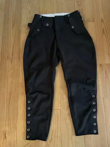 조퍼즈 (브리치즈) 팬츠 블랙 버튼 포함