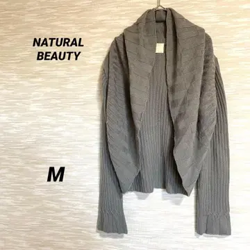 NATURAL BEAUTY 긴팔 가디건 [ M ] 얇은 소재 울 0590