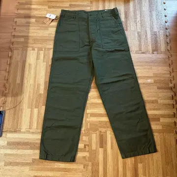 orSlow 오어슬로우 베이커 팬츠 퍼티그 팬츠 사이즈 5 그린