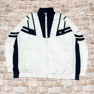 트랙 자켓 champion 챔피온 자수 로고 오버 사이즈