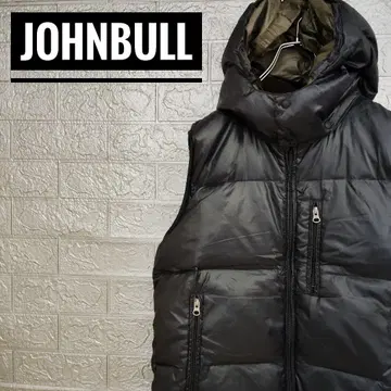 젬블 Johnbull 구제 다운 베스트 네이비 M