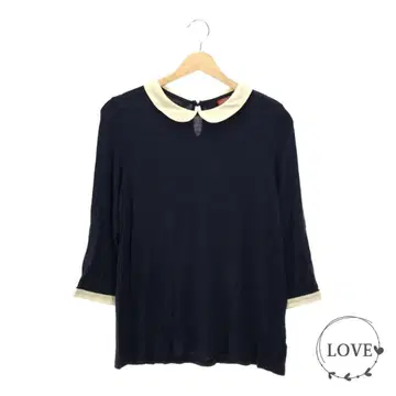 최종 가격 JOULES 상의 티셔츠 카라 부착 긴팔 여성용 z1