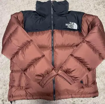 THE NORTH FACE 눕시 다운 자켓 브라운 블랙