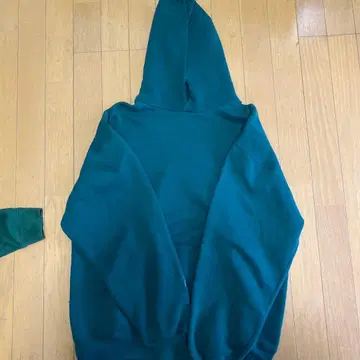 러셀 애슬레틱 다크 그린 후드티 L