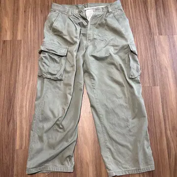 카고 팬츠 카키 4 포켓