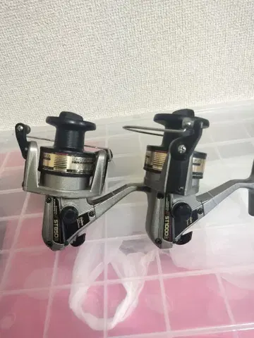 스피닝 릴 2개 세트 실버