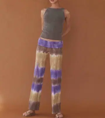 인기 컬러 ALEXIA STAM 타이다이 플레어 팬츠