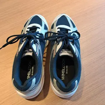 WIMBLEDON 스니커즈 26.5cm 네이비/화이트