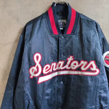 90년대 쿠퍼스타운 스타디움 자켓 나일론 바시티 자켓