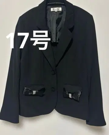 17호 여성용 자켓 정장 자켓 포켓 장식 탈부착 가능 빅사이즈