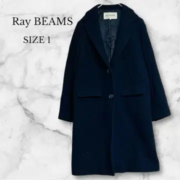 레이빔즈 체스터 코트 롱 여성용 심플 가을/겨울 네이비 S