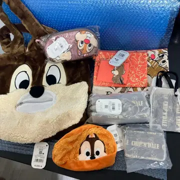(11-191) 칩과 데일 얼굴형 백 외 다양한 굿즈