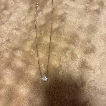 골드 크리스탈 목걸이