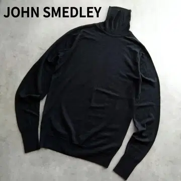 존스메들리 터틀넥 니트 S 사이즈 블랙 울 블랙