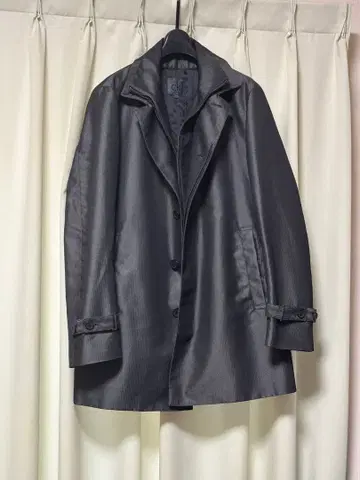 Calvin Klein 스텐카라 코트 다크 그레이