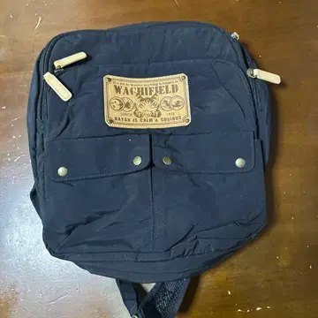 WACHUFIELD 블랙 백팩