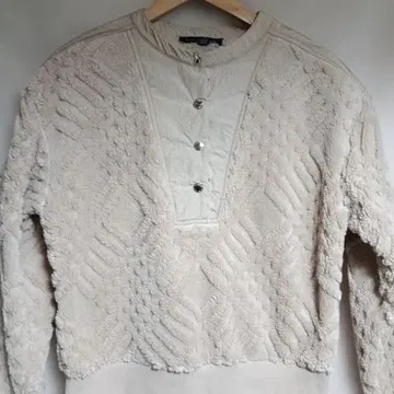 TOMMY HILFIGER 플리스 긴팔 상의 S/P 여성용