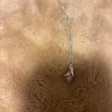 자수정 펜던트 실버 목걸이