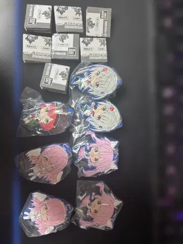 [ 새상품 ] 가샤폰 아오기리 고등학교 캡슐 러버 마스코트 7개 가챠