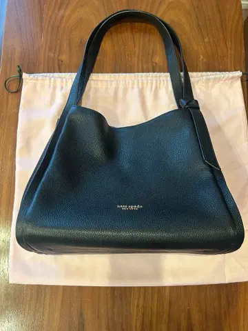 케이트 스페이드 블랙 가죽 숄더백